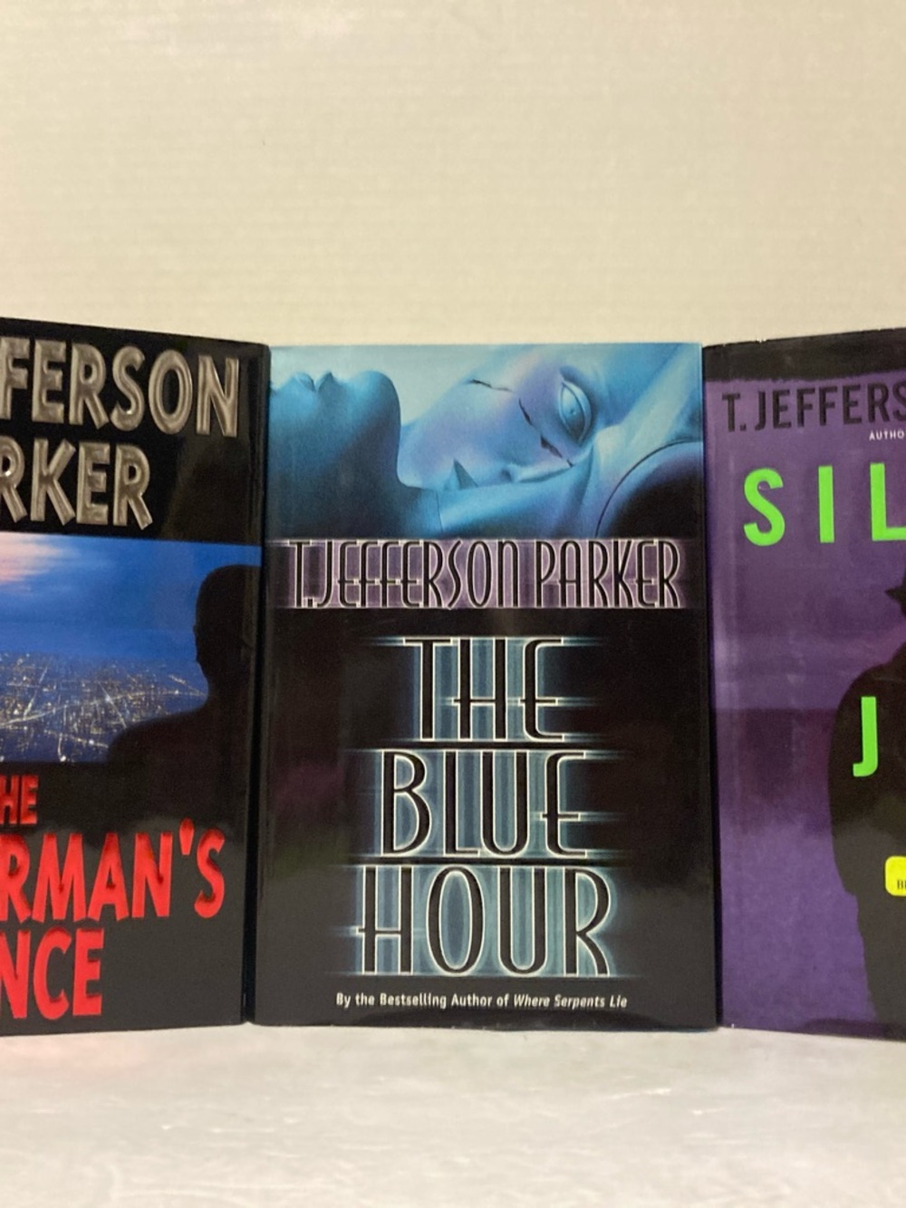 T Jefferson Parker Hardcover DJ Book Lot of 3 Silent Joe Triggerman’s Dance